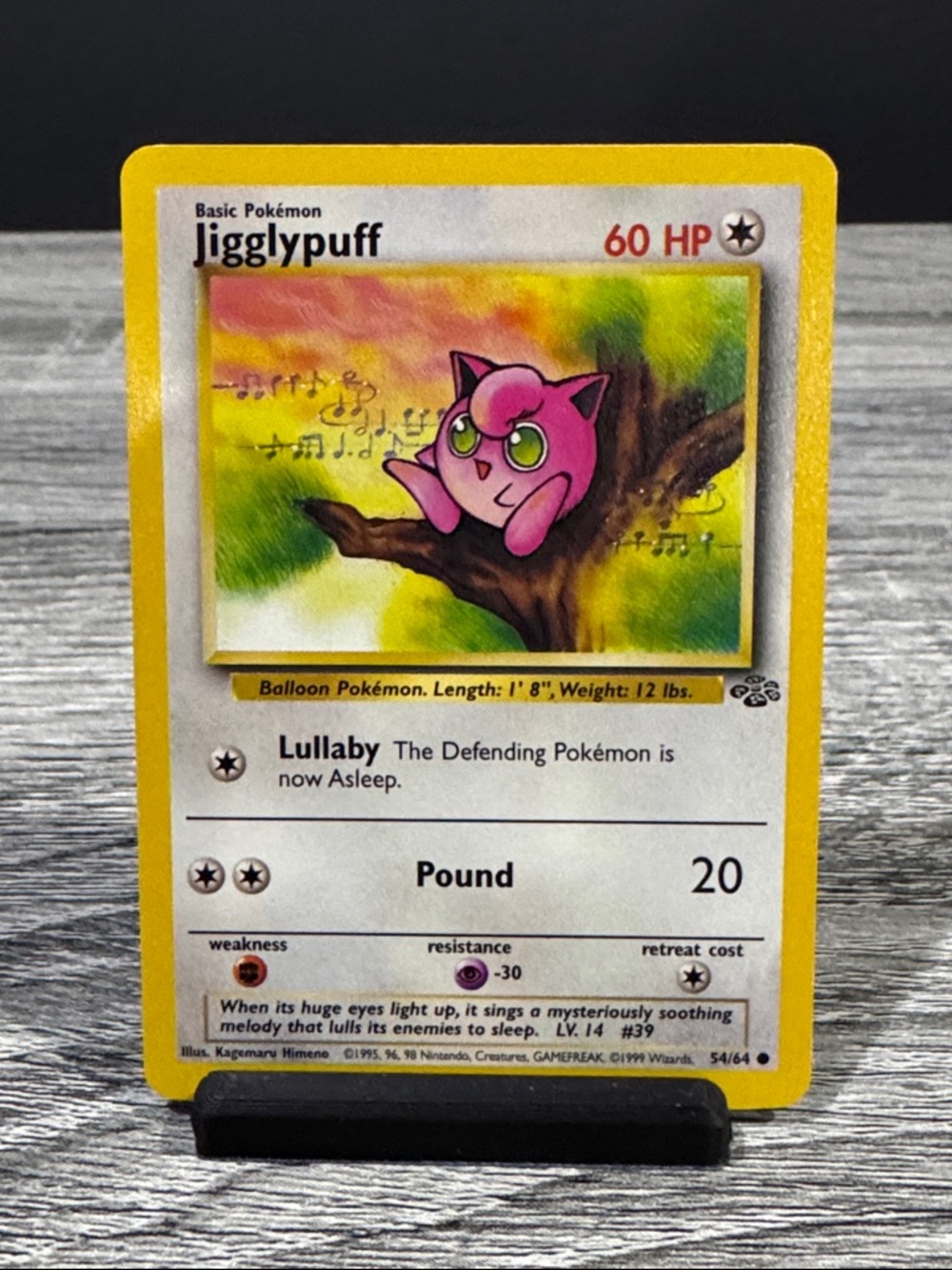 Pokémon | Jungle #54/64: Jigglypuff (1999) - Vintage Collectible Trading Card